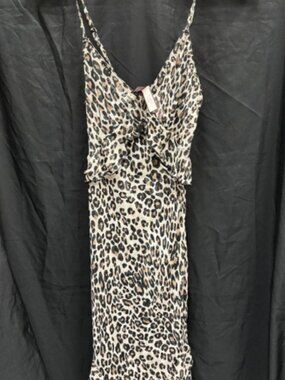 NWT Victoria Secret Cheetah Slip Dress. Size XS